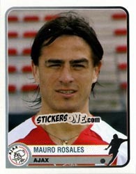 Sticker Mauro Rosales - Champions of Europe 1955-2005 n. 39 - Panini