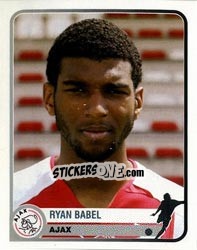 Sticker Ryan Babel - Champions of Europe 1955-2005 n. 41 - Panini