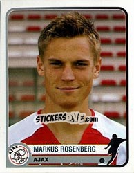 Sticker Markus Rosenberg - Champions of Europe 1955-2005 n. 42 - Panini