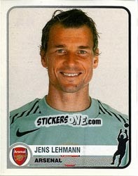 Sticker Jens Lehmann - Champions of Europe 1955-2005 n. 44 - Panini