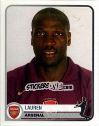 Sticker Lauren - Champions of Europe 1955-2005 n. 46 - Panini