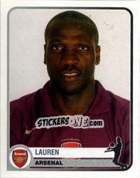 Sticker Lauren - Champions of Europe 1955-2005 - Panini