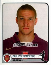 Sticker Philippe Senderos - Champions of Europe 1955-2005 n. 47 - Panini
