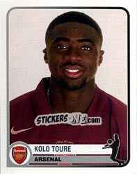 Sticker Kolo Toure - Champions of Europe 1955-2005 n. 48 - Panini