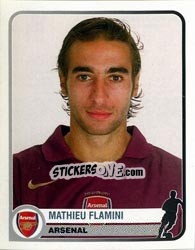 Sticker Mathieu Flamini - Champions of Europe 1955-2005 n. 51 - Panini