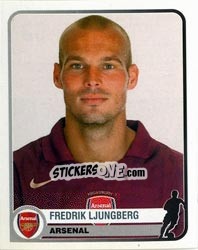 Cromo Fredrik Ljungberg - Champions of Europe 1955-2005 - Panini