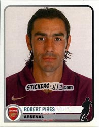 Sticker Robert Pires - Champions of Europe 1955-2005 n. 54 - Panini