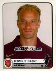 Cromo Dennis Bergkamp - Champions of Europe 1955-2005 - Panini