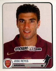 Sticker Jose Antonio Reyes - Champions of Europe 1955-2005 n. 58 - Panini