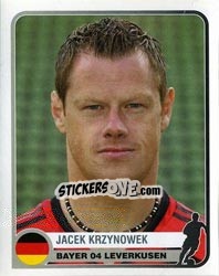 Sticker Jacek Krzynowek - Champions of Europe 1955-2005 - Panini