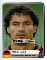 Sticker Marko Babic - Champions of Europe 1955-2005 n. 87 - Panini