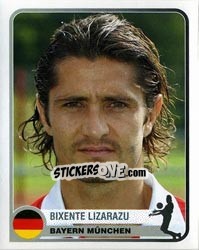 Sticker Bixente Lizarazu - Champions of Europe 1955-2005 n. 101 - Panini