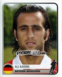 Figurina Ali Karimi - Champions of Europe 1955-2005 - Panini