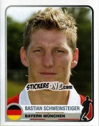 Sticker Bastian Schweinsteiger - Champions of Europe 1955-2005 n. 107 - Panini