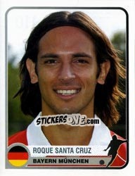 Cromo Roque Santa Cruz - Champions of Europe 1955-2005 - Panini