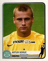 Sticker Artur Boruc - Champions of Europe 1955-2005 n. 112 - Panini