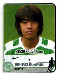 Cromo Shunsuke Nakamura - Champions of Europe 1955-2005 - Panini