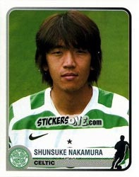 Sticker Shunsuke Nakamura - Champions of Europe 1955-2005 n. 119 - Panini