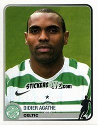Sticker Didier Agathe - Champions of Europe 1955-2005 n. 120 - Panini