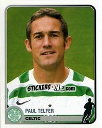 Sticker Paul Telfer - Champions of Europe 1955-2005 - Panini