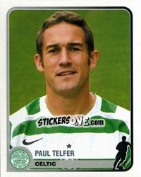 Sticker Paul Telfer - Champions of Europe 1955-2005 n. 121 - Panini