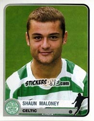 Sticker Shaun Maloney - Champions of Europe 1955-2005 n. 123 - Panini