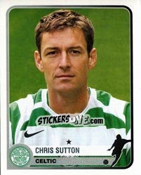 Sticker Chris Sutton - Champions of Europe 1955-2005 n. 124 - Panini
