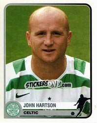 Sticker John Hartson - Champions of Europe 1955-2005 - Panini
