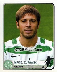 Sticker Maciej Zurawski - Champions of Europe 1955-2005 n. 127 - Panini
