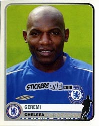 Sticker Geremi - Champions of Europe 1955-2005 n. 137 - Panini