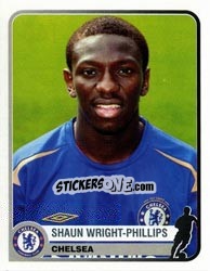 Sticker Shaun Wright-Phillips - Champions of Europe 1955-2005 n. 140 - Panini