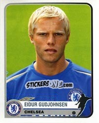 Figurina Eidur Gudjohnsen - Champions of Europe 1955-2005 - Panini