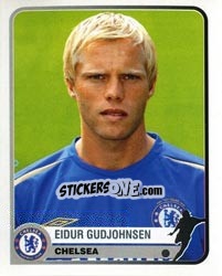Sticker Eidur Gudjohnsen - Champions of Europe 1955-2005 n. 143 - Panini