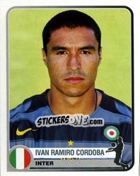 Sticker Ivan Ramiro Cordoba - Champions of Europe 1955-2005 n. 147 - Panini