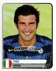 Sticker Figo - Champions of Europe 1955-2005 n. 153 - Panini