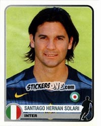 Cromo Santiago H. Solari - Champions of Europe 1955-2005 n. 155 - Panini