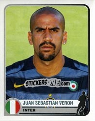 Sticker Juan Sebastian Veron - Champions of Europe 1955-2005 - Panini