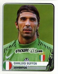 Sticker Gianluigi Buffon - Champions of Europe 1955-2005 n. 163 - Panini