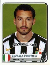 Sticker Gianluca Zambrotta - Champions of Europe 1955-2005 n. 169 - Panini