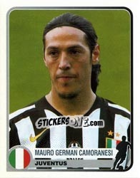 Cromo Mauro G. Camoranesi - Champions of Europe 1955-2005 - Panini