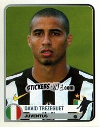 Sticker David Trezeguet - Champions of Europe 1955-2005 n. 178 - Panini