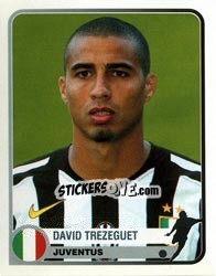 Cromo David Trezeguet - Champions of Europe 1955-2005 - Panini