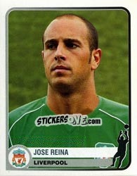 Sticker Pepe Reina - Champions of Europe 1955-2005 n. 180 - Panini