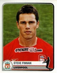 Sticker Steve Finnan - Champions of Europe 1955-2005 n. 182 - Panini