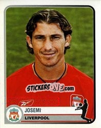 Sticker Josemi - Champions of Europe 1955-2005 - Panini