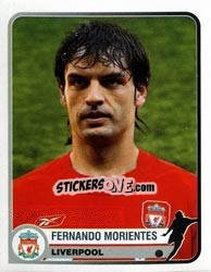 Sticker Fernando Morientes - Champions of Europe 1955-2005 n. 194 - Panini