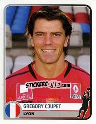 Sticker Gregory Coupet - Champions of Europe 1955-2005 - Panini