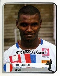 Sticker Eric Abidal - Champions of Europe 1955-2005 n. 198 - Panini