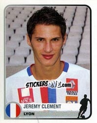 Sticker Jeremy Clement - Champions of Europe 1955-2005 n. 204 - Panini