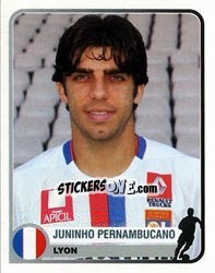 Sticker Juninho Pernambucano - Champions of Europe 1955-2005 n. 206 - Panini